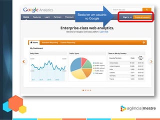 Basta ter um usuário
no Google

 