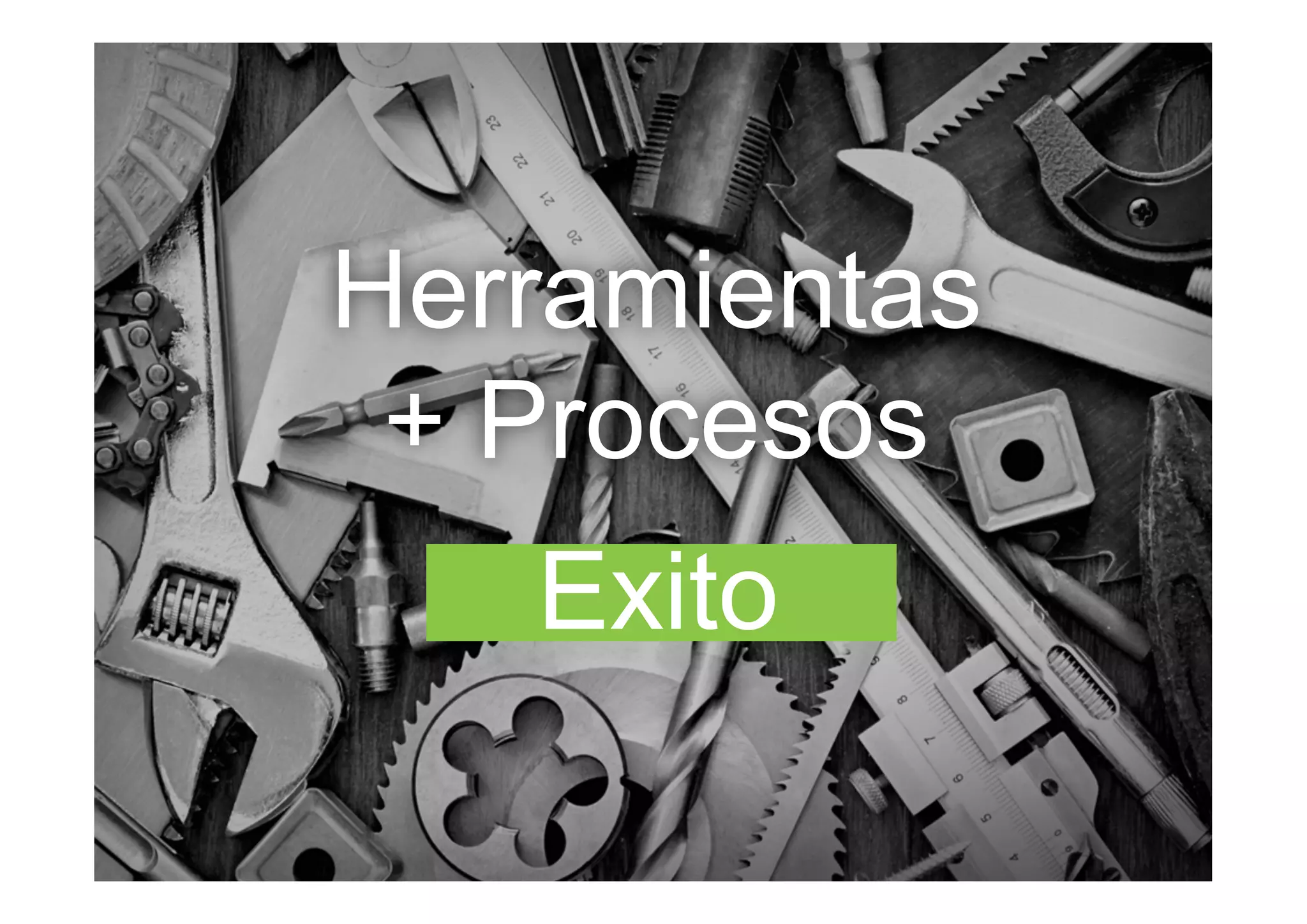 Herramientas
+ Procesos
Exito
 