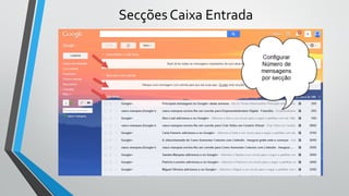 Secções Caixa Entrada
 