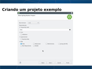 Criando um projeto exemplo
 