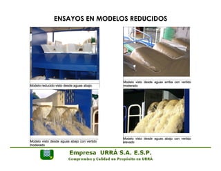 ENSAYOS EN MODELOS REDUCIDOS 
 