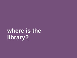 where is the library? 