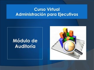 Curso Virtual
Administración para Ejecutivos

Módulo de
Auditoría

 