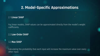 A Unified Approach to Interpreting Model Predictions (SHAP) | PPTX