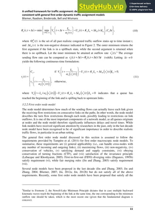 A Unified Framework For Traffic Assignment Deriving Static And Quasi ...