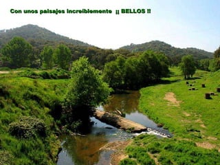 Con unos paisajes increíblemente  ¡¡ BELLOS !! 