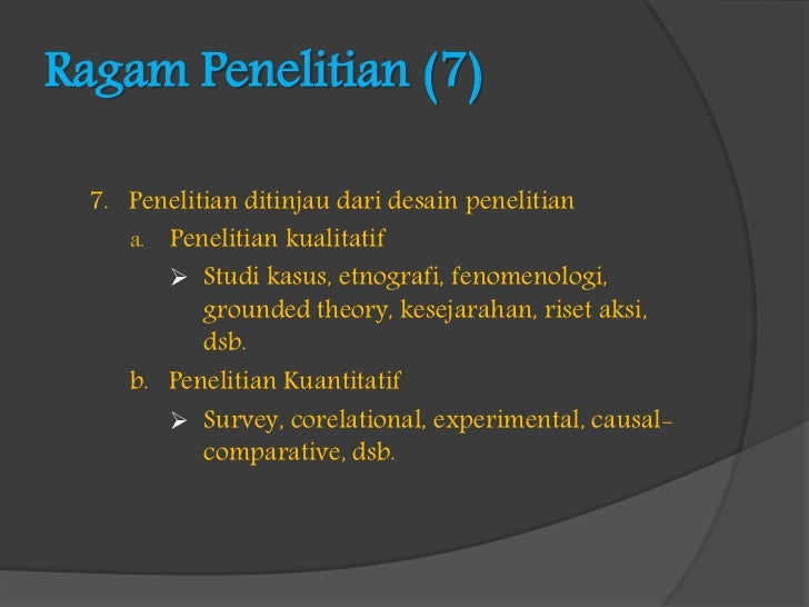 Metode Penelitian Kualitatif untuk Riset Berkualitas