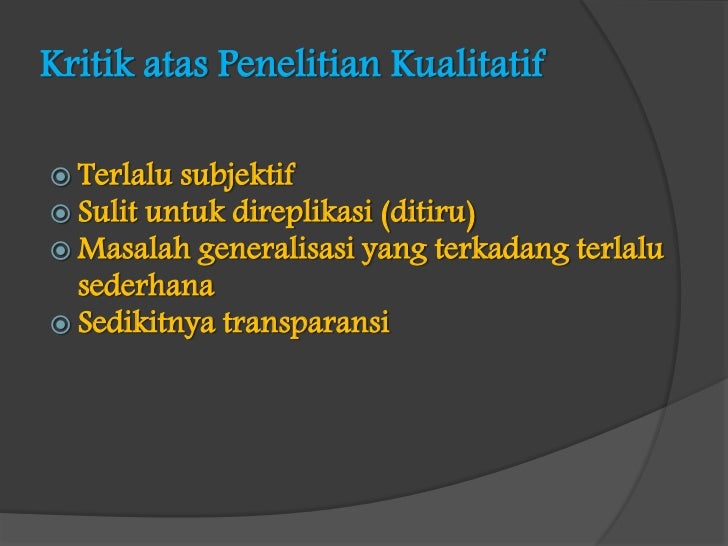Metode Penelitian Kualitatif untuk Riset Berkualitas Metode Penelitian Kualitatif untuk Riset Berkualitas