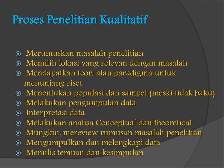 Metode Penelitian Kualitatif untuk Riset Berkualitas