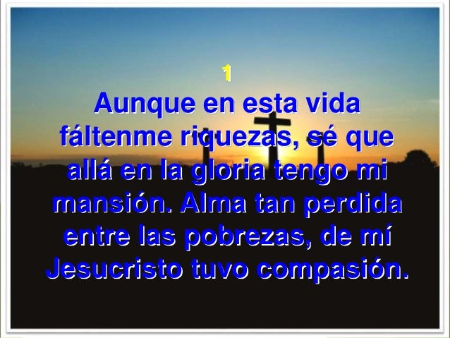 Aunque en esta vida
