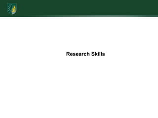 Research Skills
