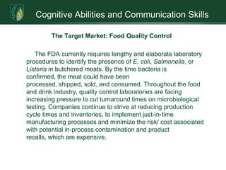 Test preparation time faster than conventional test methods