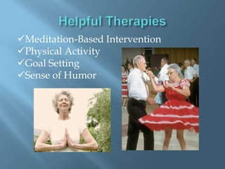 Articles focus on American populations plus three International Study GroupsSubjects: Patient/doctor relationship, major issues of concern for elders, influence of social interaction, impact of loneliness, role of religion, physiological effects of aging on depression and therapeutic options for enhancing well-being.
