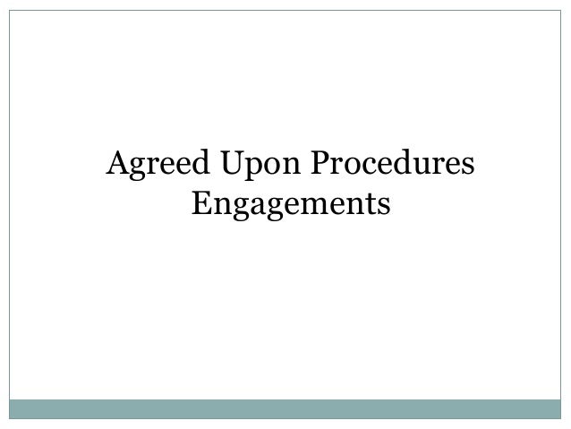 AUP vs Consulting Engagements AUP vs Consulting Engagements