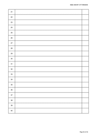 INDIA SMART CITY MISSION
Page 92 of 92
21
22
23
24
25
26
27
28
29
30
31
32
33
34
35
36
37
38
39
40
 
