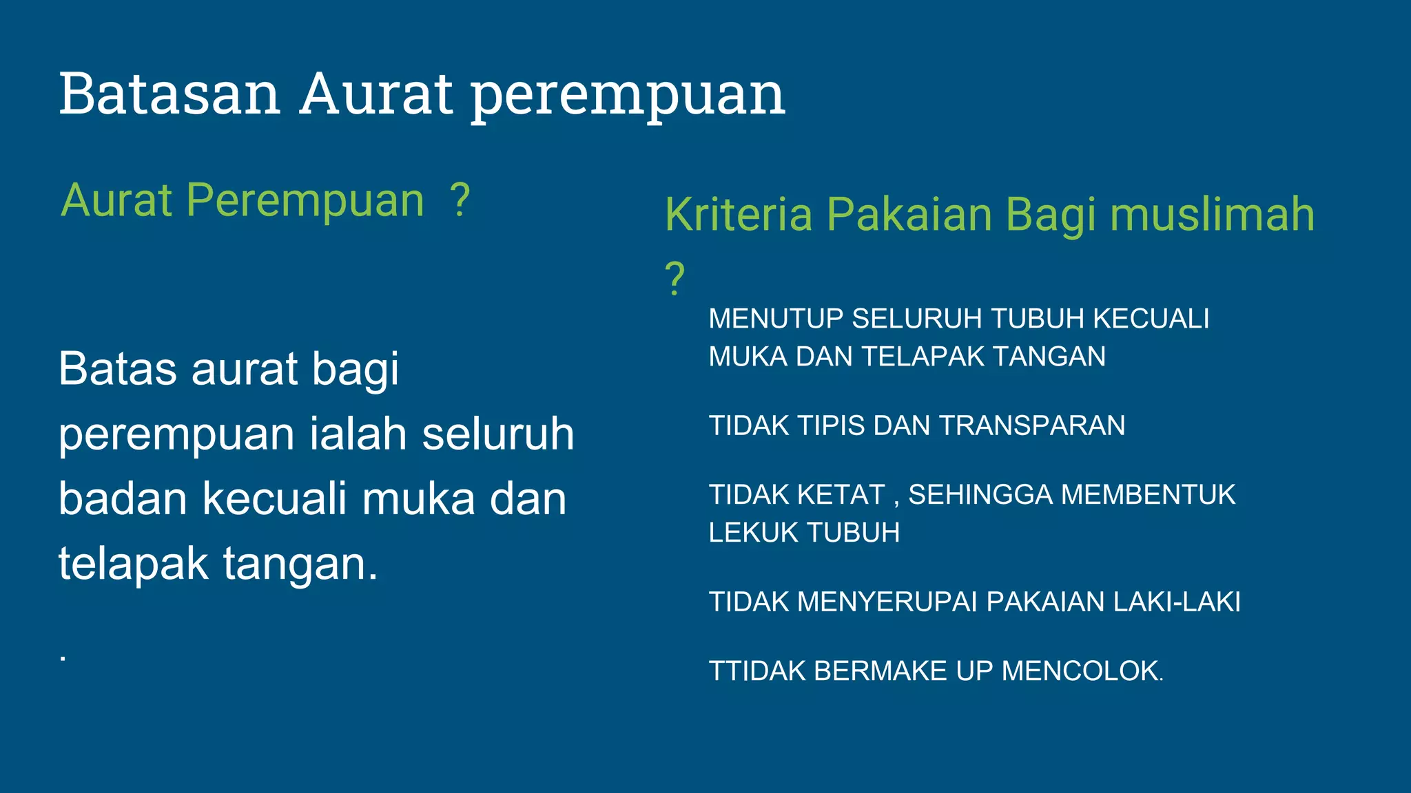 Mengapa Menjaga Aurat Itu Penting dalam Islam?