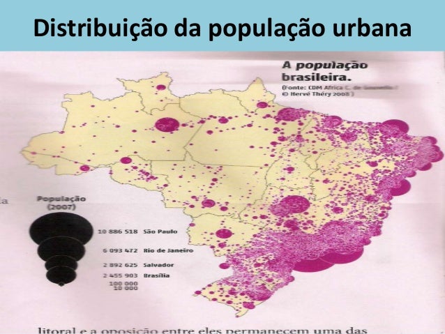 A urbanização brasileira