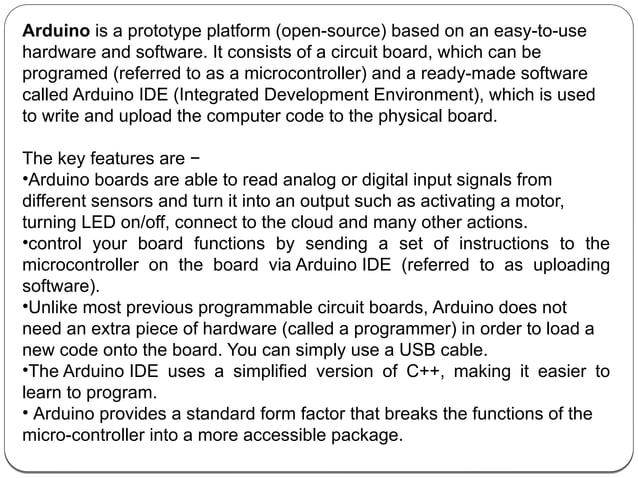 Arduino IDE | PPT