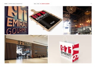 26AUREA | COMPANY PROFILE PRESENTATION Works | F&B | 971 EMIRATI GOURMET
 