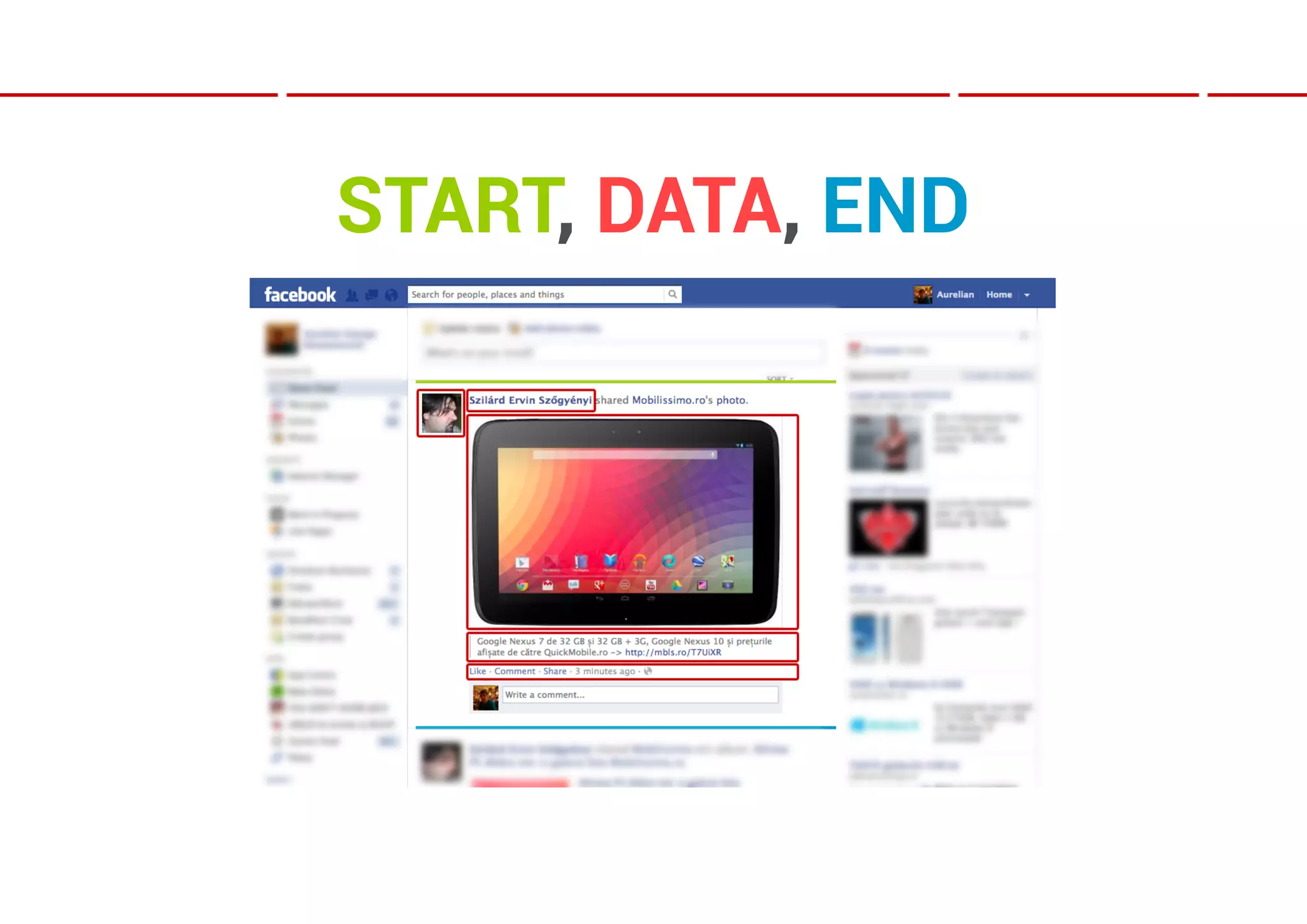 START, DATA, END
 