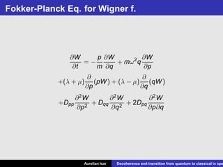 Aurelian Isar - Decoherence And Transition From Quantum To Classical In ...