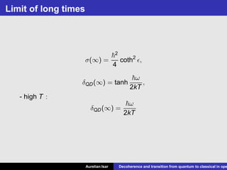 Aurelian Isar - Decoherence And Transition From Quantum To Classical In ...