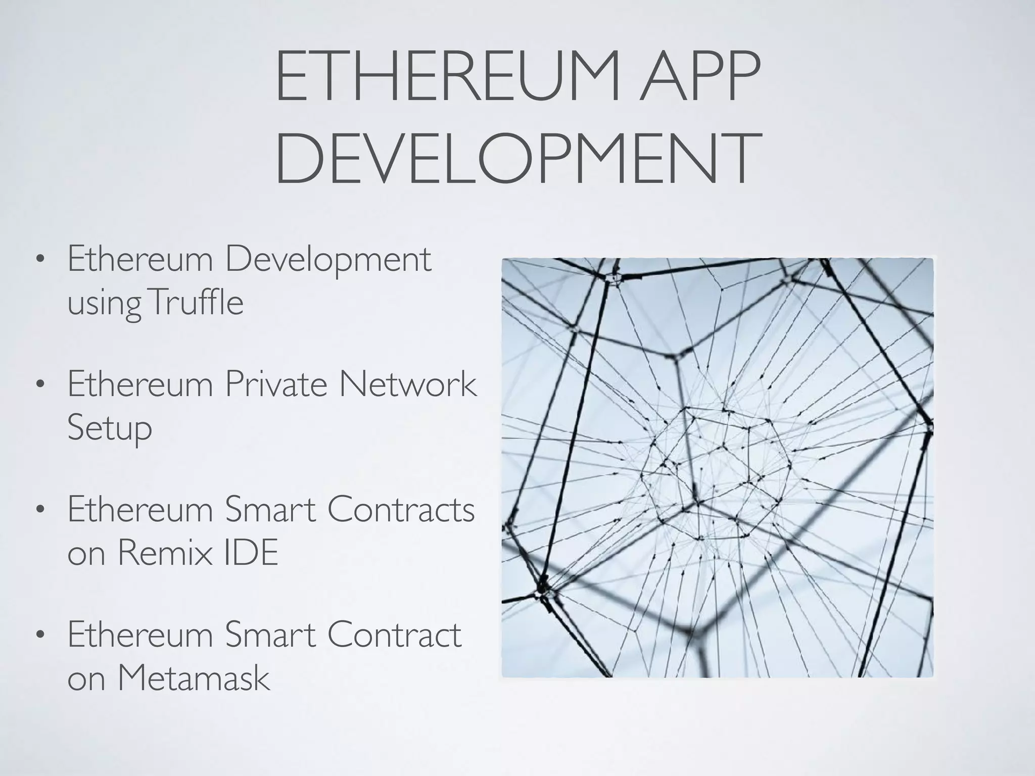 Blockchain Educational Framework - Course Overview | PDF