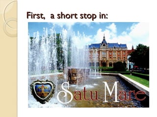 First, a short stop in:
 