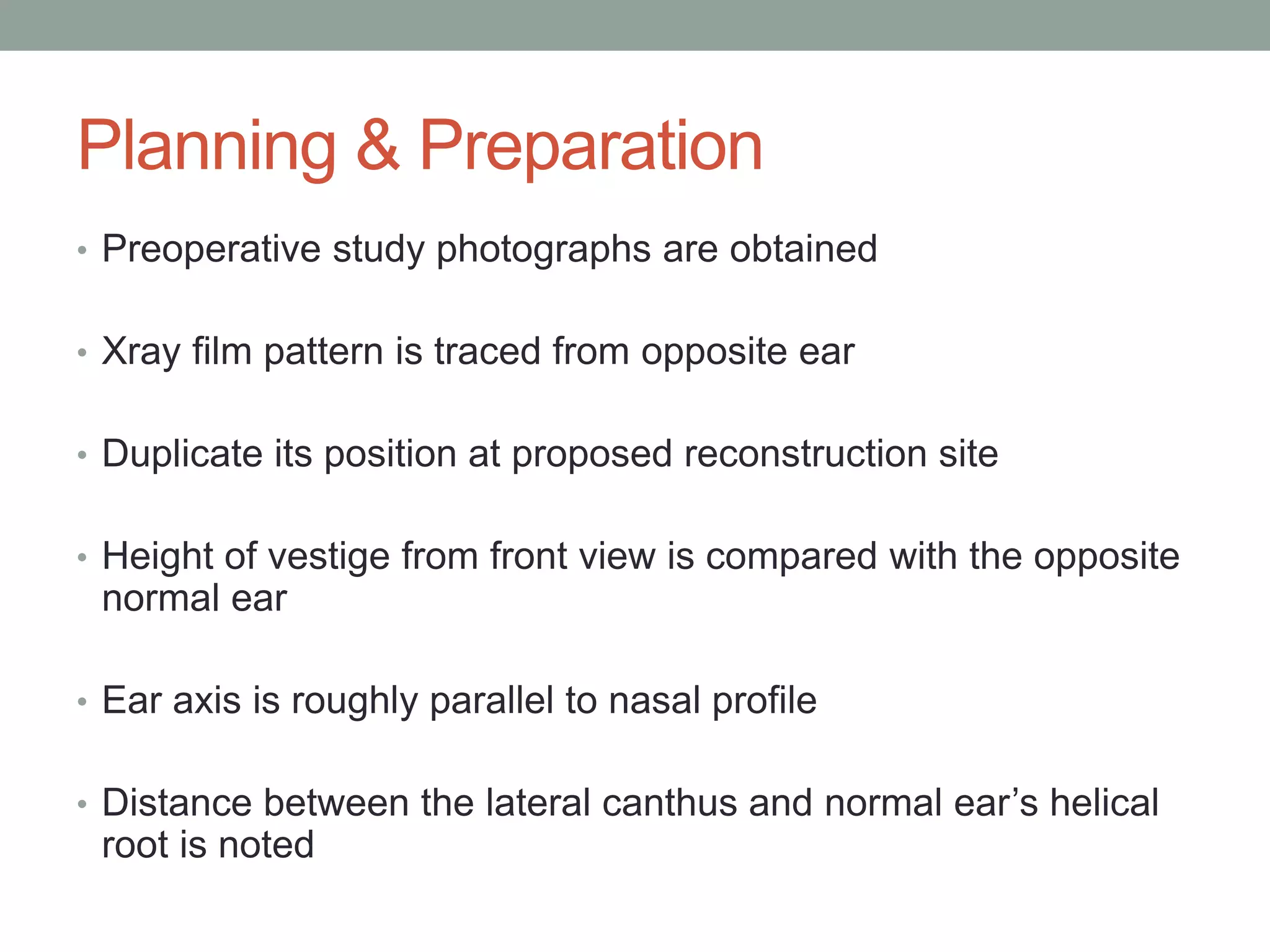 Auricular reconstruction | PPTX