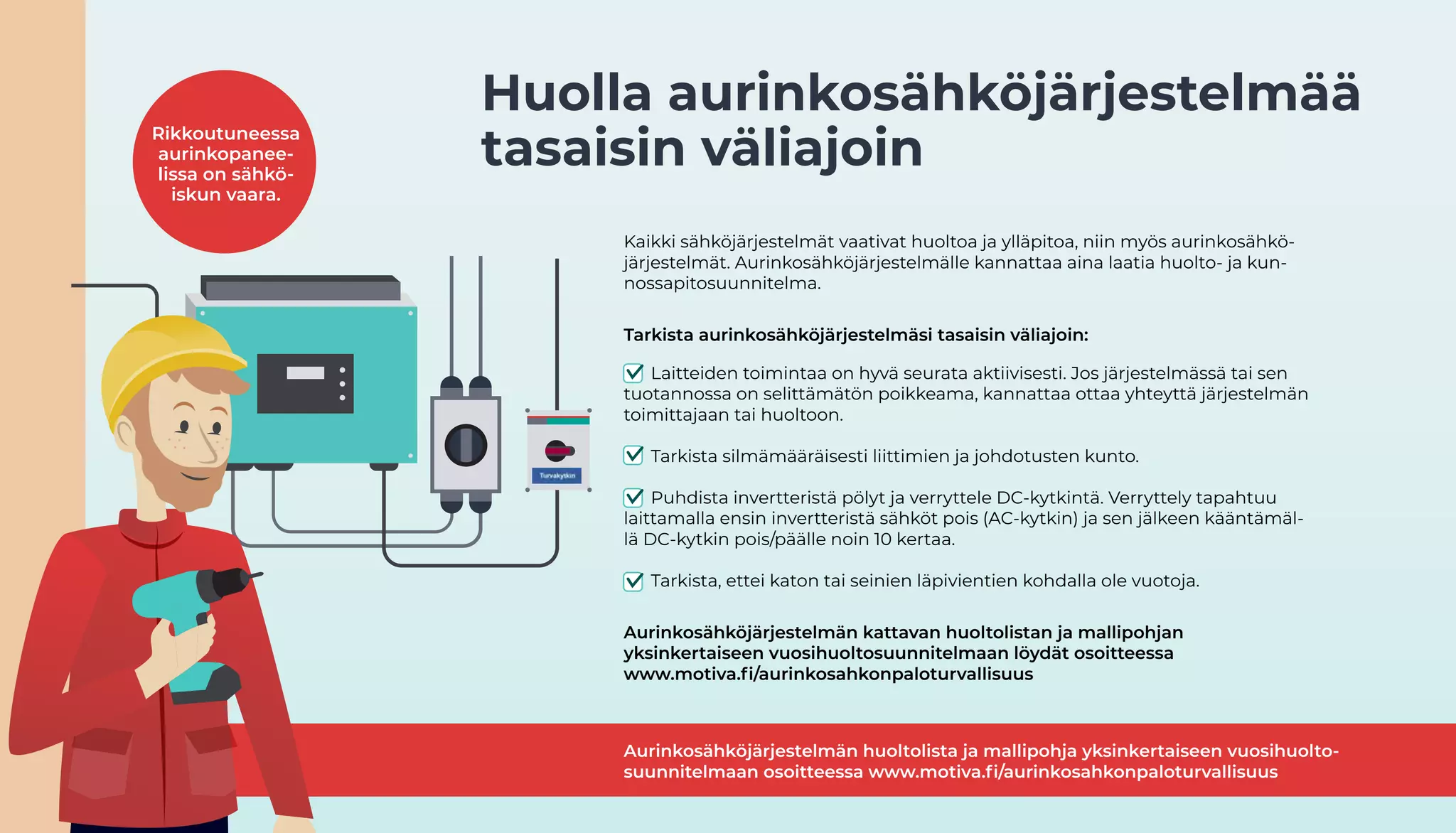 Aurinkosähkon turvallisuusopas