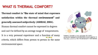 aurnav ppt. thermal comfort regfdgh berzbertdygmndfxybdgbffgb cv | PPTX