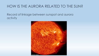 Aurora- earth's grand show of light | PPT
