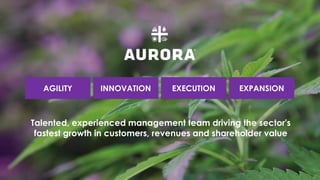 28
AGILITY INNOVATION EXECUTION EXPANSION
Talented, experienced management team driving the sector's
fastest growth in customers, revenues and shareholder value
 