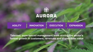 33
AGILITY INNOVATION EXECUTION EXPANSION
Talented, experienced management team driving the sector's
fastest growth in customers, revenues and shareholder value
 