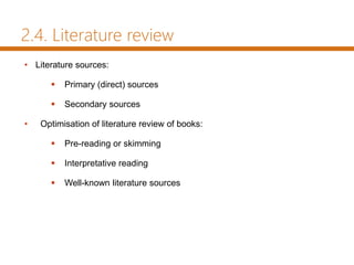 Topic: How to carry out a research project? | PPTX