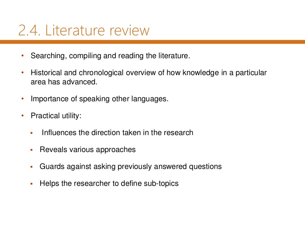 Topic How to carry out a research project?