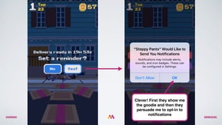 @aurorakb @BEMEGACOOL
Clever! First they show me
the goodie and then they
persuade me to opt-in to
notiﬁcations
 