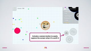 @aurorakb @BEMEGACOOL
!
Include a camera button to easily
capture the screen when it’s worth it
 