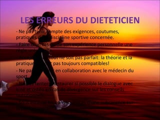 Nutrition Du Sport