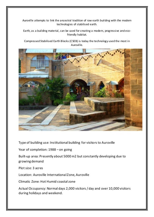 Matrimandir auroville case study picture