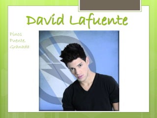 David Lafuente
Pinos
Puente,
Granada
 