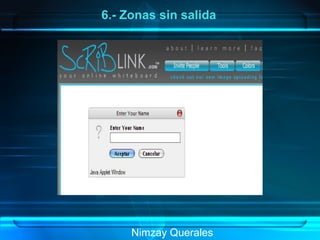 Nimzay Querales  6.- Zonas sin salida 