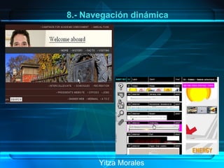 Yitza Morales 8.- Navegación dinámica 