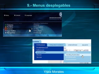Yitza Morales 9.- Menus desplegables 