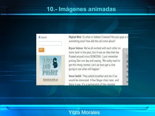 Yitza Morales 10.- Imágenes animadas 