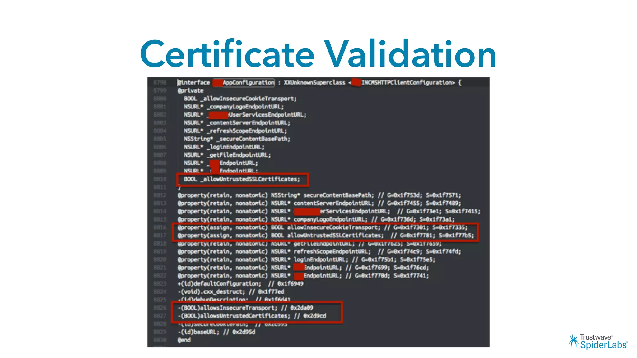 Certiﬁcate Validation
 