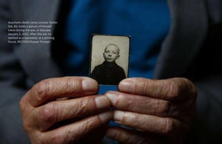 Auschwitz death camp survivor
Elzbieta Sobczynska (maiden name
Gremblicka), 80, who was registered
with camp number 85536,...