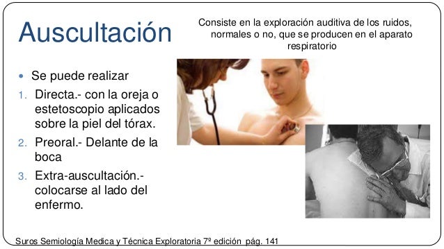 Auscultacion circunstancias patológicas