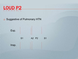 percussion and Auscultation of cardiovascular system with heart sounds ...