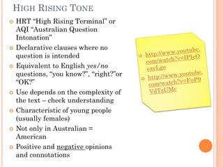 Australian English vs. Standard British English | PDF